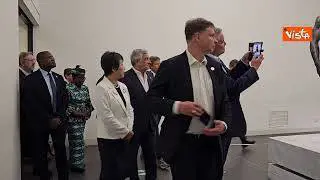 G7 Commercio, Tajani guida i ministri alla visita al Bronzo di Riace