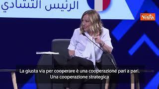 Meloni: "Su immigrazione non condivido né approccio caritatevole né quello predatorio"