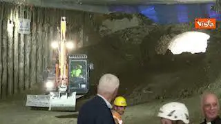 Abbattuto il diaframma del sottopasso di Piazza Pia per il Giubileo, le immagini di Anas