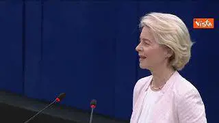 Von der Leyen all'Eurocamera: “Avanti col Green Deal ma con un nuovo patto industriale”