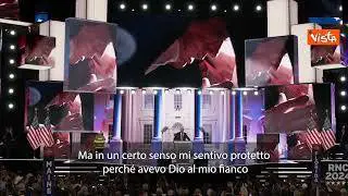 Trump racconta l'attentato: "Avevo dio al mio fianco, mi sentivo al sicuro"