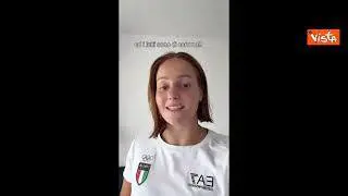 Olimpiadi Francia, la tuffatrice azzurra Chiara Pellacani mostra i letti di cartone degli atleti