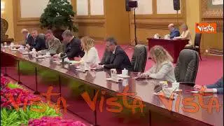 Meloni in Cina: "Un piano triennale per il rilancio cooperazione"