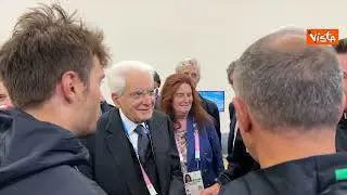 Olimpiadi Parigi, Mattarella saluta il ciclista Ganna, prima medaglia italiana ai giochi