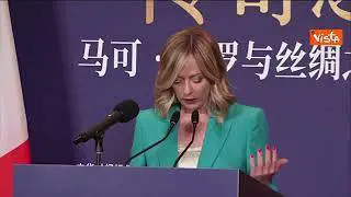 Meloni: "Marco Polo ha costruito ponte tra Italia e Cina, tenerlo percorribile"