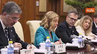 Meloni a Xi: "Mantenere canale di dialogo aperto 700 anni fa da Marco Polo"