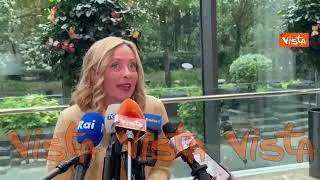 Meloni: "Commissario? Contatti con von der Leyen, valuterò con maggioranza"