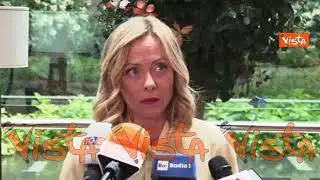 Meloni in Cina: "Volontà condivisa di implementare rapporti economici e commerciali"