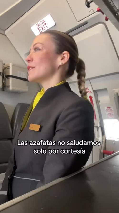 "Ecco perché le hostess salutano tutti". La rivelazione dell'assistente di volo