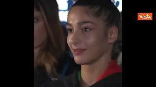 Olimpiadi Parigi, festa per Sofia Raffaeli a CasaItalia per il suo bronzo nella ginnastica ritmica
