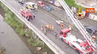 Anniversario crollo Ponte Morandi, ecco il ricordo dei Vigili del Fuoco per le vittime