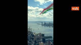 Le Frecce Tricolori tornano a sorvolare New York dopo 32 anni