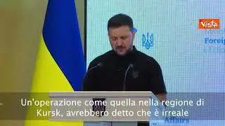 Zelensky su attacco nella regione di Kursk: Difesa preventiva contro terrorismo russo