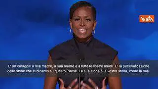 Michelle Obama: "Kamala Harris è la persona più qualificata diventare Presidente"