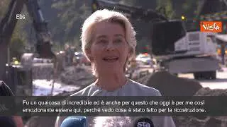 Von Der Leyen visita zone colpite da alluvione in Slovenia del 2023: "Contate su di me"