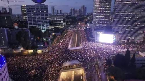 Manifestazione in Israele