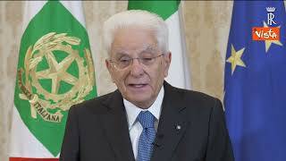 Mattarella: "Il progetto europeo ha trasformato l'Europa in un continente di pace"