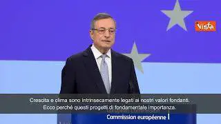 Draghi: "Servono cambiamenti urgenti e concreti o l'Ue perderà sua ragione di esistere"