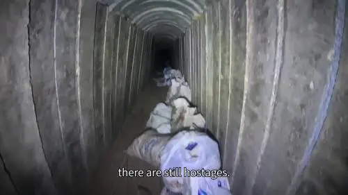 Il tunnel dove erano tenuti i 6 ostaggi assassinati da Hamas