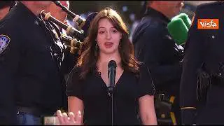 Commemorazione 11 settembre, mano sul cuore per Trump e Kamala Harris durante l'inno nazionale Usa