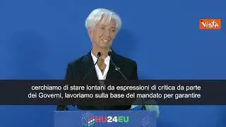 Lagarde (Bce): "Critiche da Italia su tassi? Noi indipendenti da pressioni politiche"