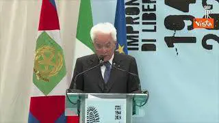 Mattarella: "Con Resistenza partecipazione dal basso dopo anni di Credere-obbedire-combattere"