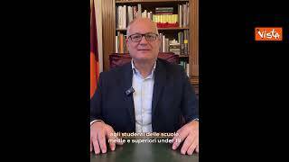 Gli auguri del sindaco di Roma Gualtieri per l'inizio dell'anno scolastico: "In bocca al lupo"