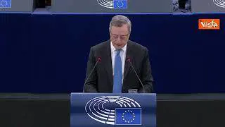 Draghi: "In ansia per futuro Europa, rischiamo di essere meno liberi di scegliere nostro destino"