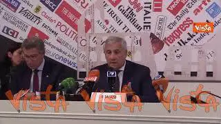 Tajani: "Fitto? Mi auguro che le sinistre italiane lo sostengano come fece Berlusconi con Gentiloni"