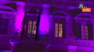 Palazzo Madama illuminato di viola per Giornata mondiale Alzheimer