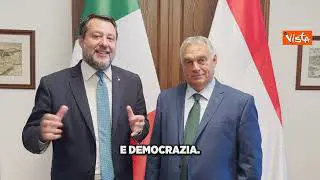 Salvini e Orban annunciano il prossimo raduno della Lega: "Ci vediamo a Pontida il 6 ottobre"