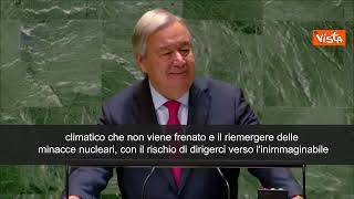 Guterres all'Onu: "Il mondo è in un vortice e sta affrontando sfide mai viste"