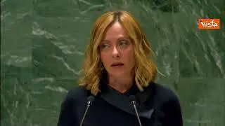 Meloni all'Onu: "Effetto domino da aggressione russa a Ucraina"