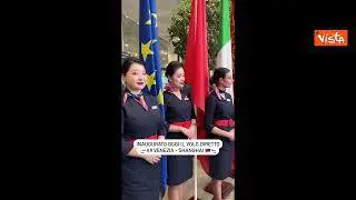 Zaia: "Inaugurato nuovo volo diretto Venezia-Shanghai"
