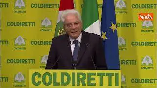 Mattarella: "Coldiretti protagonista modernizzazione Paese"