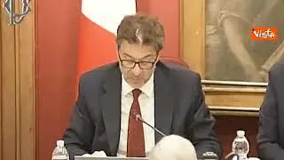 Giorgetti: "Il Piano strutturale di bilancio è ambizioso ma realistico"