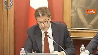 Giorgetti: "L'Italia fuori dalla procedura per deficit eccessivo entro il 2027"