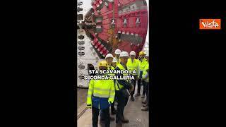 Il sopralluogo di Giani al cantiere dell'Alta Velocità di Firenze: "Mancano solo i binari"