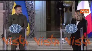 Meloni: Continueremo ad aiutare popolo ucraino fino a quando sarà necessario