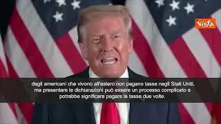 Usa 2024, Trump agli americani all'estero: "Stop doppia tassazione"