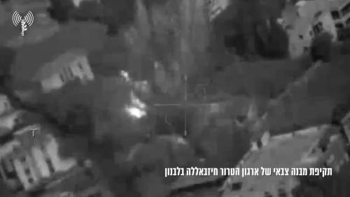 Gli attacchi dell'aviazione israeliana contro obiettivi di Hezbollah