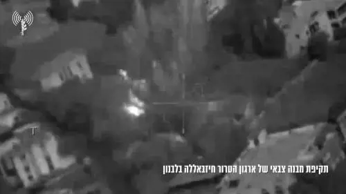 Gli attacchi dell'aviazione israeliana contro obiettivi di Hezbollah