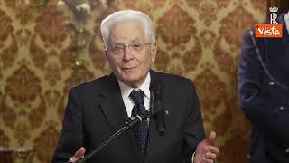 Mattarella: "Rinnovo fiducia e riconoscenza a forze ordine"