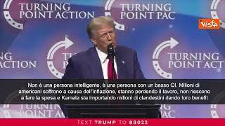 Trump: “Kamala non è intelligente, ha un basso QI” - SOTTOTITOLI