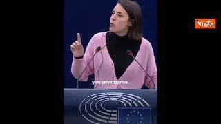 "Sono deputata, non cara". Irene Montero (SeD) risponde al collega Perez (Esn) all'Eurocamera