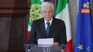 Mattarella: Italia cresce, balzo in avanti, agenzie rating lo notino