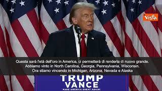 Trump: "È l'età dell'oro dell'America, la renderemo grande di nuovo"