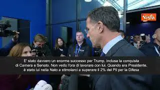 Vittoria Trump, Rutte: Merito suo aumento spesa Nato, non vedo l'ora di lavorare con lui