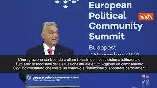 Orban: "Attivismo giudiziario" mina scelte Governi su lotta a immigrazione clandestina