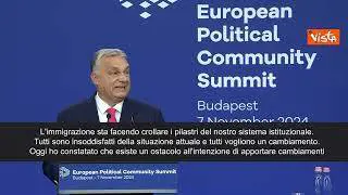 Orban: "Attivismo giudiziario" mina scelte Governi su lotta a immigrazione clandestina